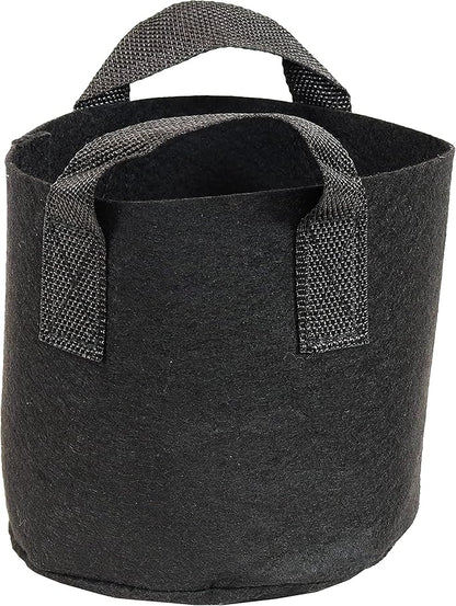 Sunnydaze 1-Pack of 1-Gallon Garden Grow Bags for Vegetables - 300 GSM Nonwoven Polypropylene Felt Fabric Flower Pots and Planters with Handles - Single Gardening Container