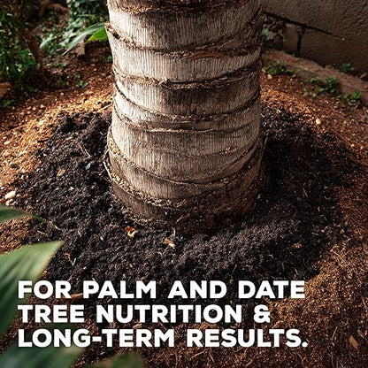 Soil Seed & Water Oasis Blend Organic Fertilizer for Palm & Date Trees – Soil Amendment for Tropical Landscapes - OMRI Listed Organic Fertilizer