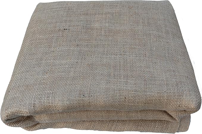 Burlapper Burlap Medium Weight Garden Fabric (40 Inch x 15 Feet, Natural)