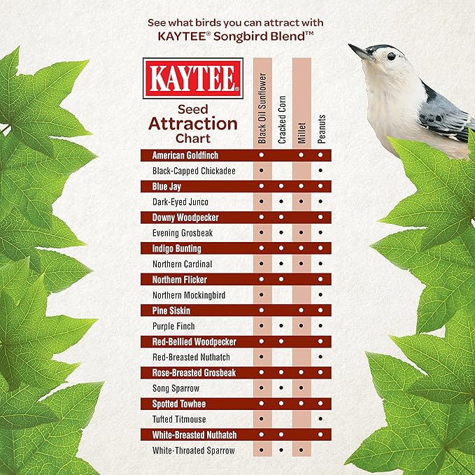 Kaytee Wild Bird Seed, 7 Pound | Songbird Blend | Pack of 2