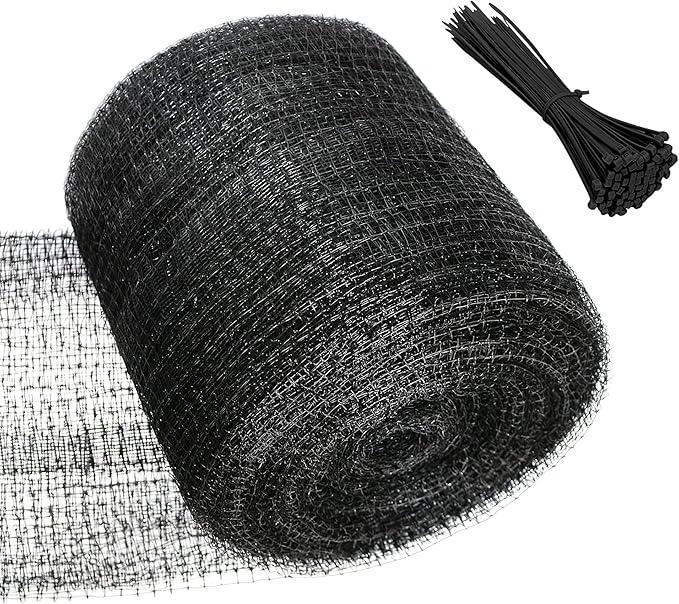 Gardzen 6.8ft x 65ft Anti Bird Netting, Pond Net with 50pcs Cable Ties - Protect Your Garden Vegetables Fruit Plants Ponds