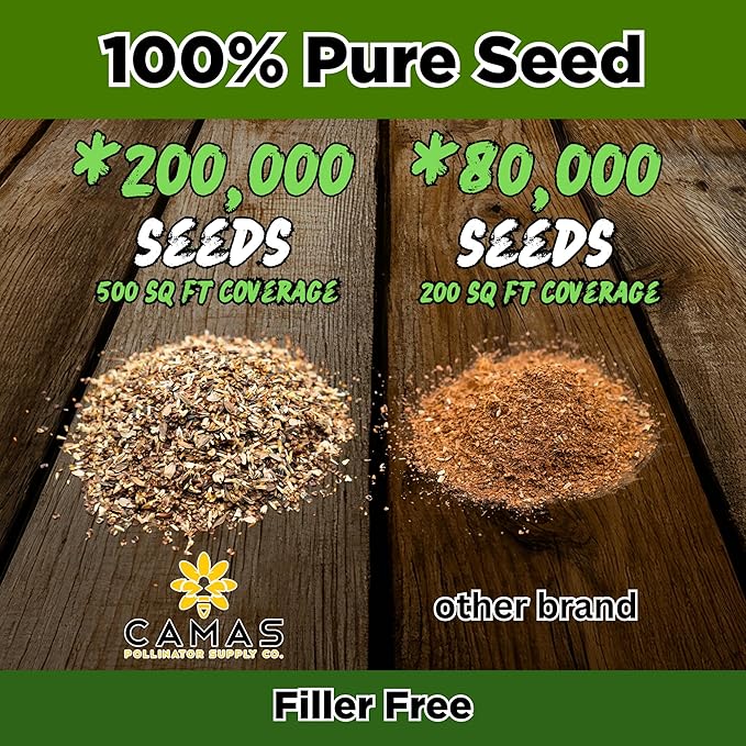 Monarch Butterfly Garden Kit with Milkweed Seeds–Perennial Flower Seeds to Plant Outside| 1/4 Pound Pure Bulk Wildflower Seeds | Garden Seeds for Attracting Pollinators | Seed Packets for Spring/Fall