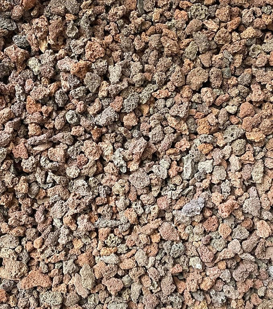 3 Gal. 3/8" Horticultural Red Lava for Cactus & Succulent, Top Dressing, Bonsai Tree Soil Mix - Medium Garin (3GAL R Lava M)