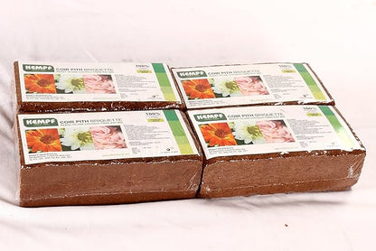 Kempf Compressed Coco Coir Fiber Growing Medium Bricks – 650g Eco-Friendly Soil Alternative for Seed Starting, Potting Mix & Hydroponics