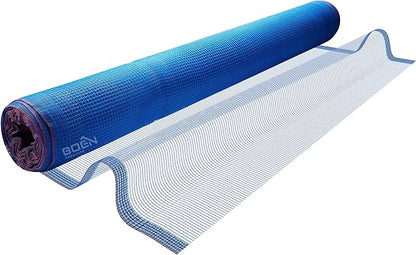 Debris Safety Netting Fire Retardant (8.6' x 150', Blue)