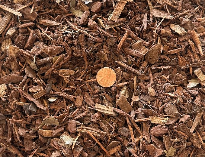2 Gal. 3/16" - 5/8" Fir Bark for Bonsai Tree Soil Mix & Orchid Cultivation, Propagation, Seedling - Organic Additive (2GAL FIR B M)