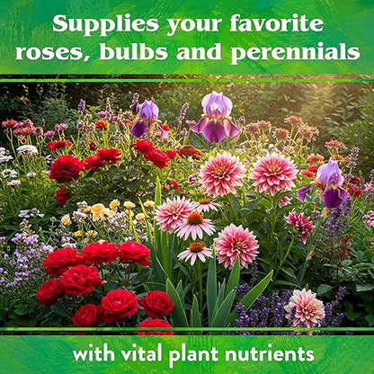 Down To Earth All Natural Fertilizers Organic Rose & Flower Mix - Plant Food for Roses, Bulbs, Flowers and Ornamentals 4-8-4, 5 lb