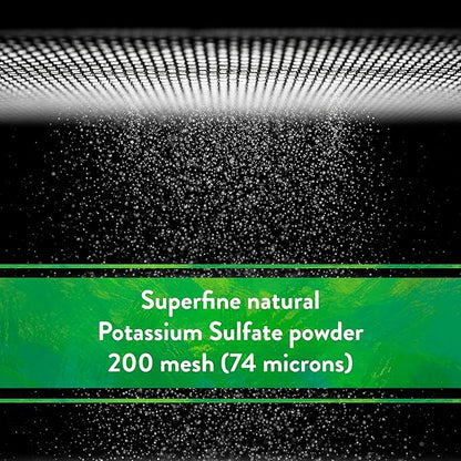 Down To Earth All Natural Fertilizers Organic Solution Grade Potassium Sulfate - Professional Grade SOP Powder 200 mesh for Liquid or Spray Applications 0-0-50, 1 lb