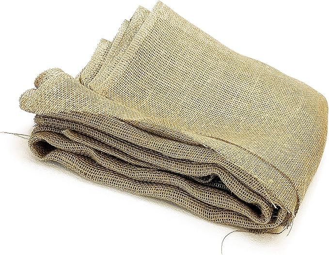 40 Inch x 15 Feet Gardening Burlap Liners - Loose Weave Jute for Raised Beds, Seed Cover & Garden Blanket (50 Sq Ft)