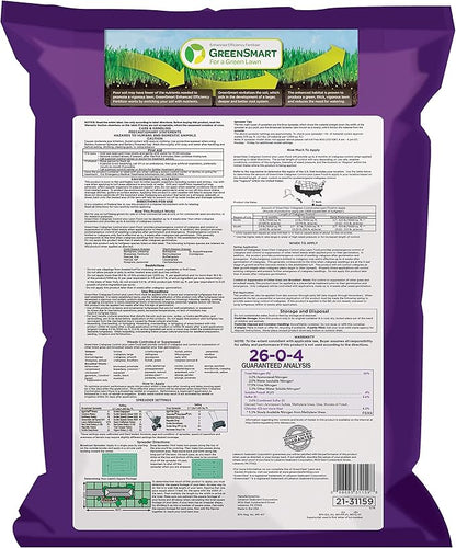 GreenView Crabgrass Control Plus Lawn Food - 13.5 lb. Bag - Covers 5,000 sq. ft