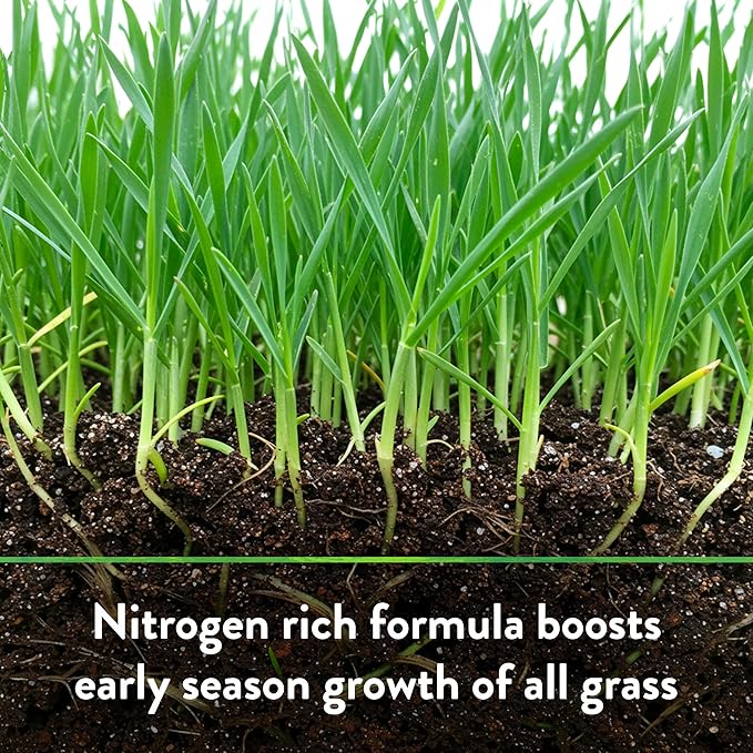 Down To Earth All Natural Fertilizers Organic Bio-Turf Lawn Food for Grass, Landscape and Ornamentals - Works with Lawn Spreaders 8-3-5, 4 lb