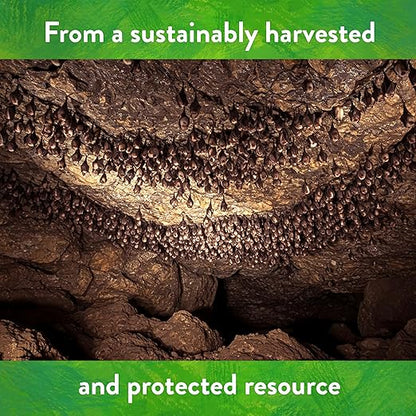 Down To Earth All Natural Fertilizers Organic Bat Guano - High Nitrogen Plant Food for Vegetative Growth 7-3-1, 25 lb