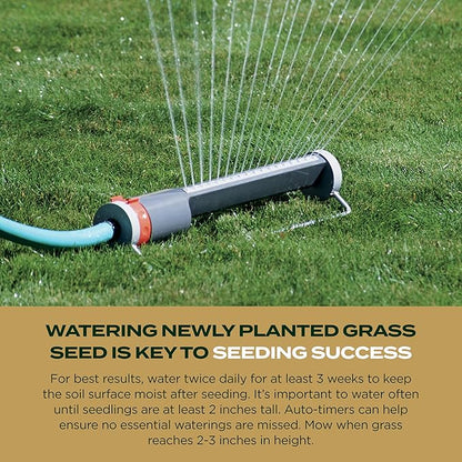 Scotts EZ Seed Patch & Repair Southern Gold Blend for Tall Fescue Lawns, Mulch, Grass Seed and Fertilizer for Bare Spots and Repair, Bred for The South, 20 lbs.