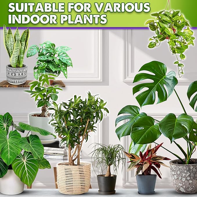 DUSPRO Recycle Pre-Mixed House Plant Potting Mix 7in1 with Potting Soil Indoor Plants, Tropical Indoor Potting Soil with Pine Bark, Pumice, Coco Coir, Perlite, Worm Castings, Gypsum, Peat Moss 1QRT