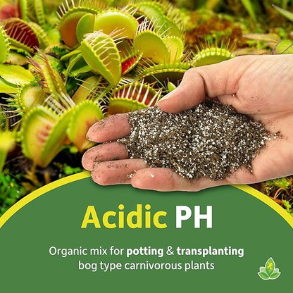 Josh's Frogs Carnivorous Plant Soil - Venus Fly Traps/Pitchers/Sundews (1 Quart)