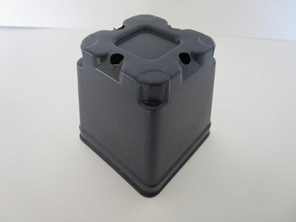 3.5" Square Plastic Nursery Press Fit Pots by Landmark Plastics (100)