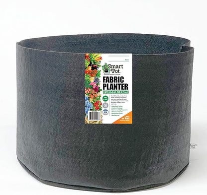 Smart Pots 10025 Smart Pot Soft-Sided Container, Black , 25-Gallon