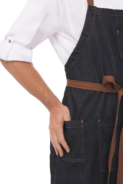 Chef Works Unisex Memphis Chefs Bib Apron