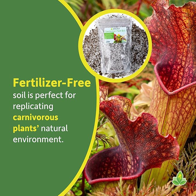 Josh's Frogs Carnivorous Plant Soil - Venus Fly Traps/Pitchers/Sundews (1 Quart)