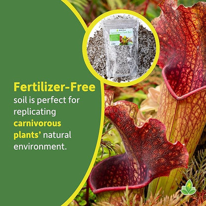 Josh's Frogs Carnivorous Plant Soil - Venus Fly Traps/Pitchers/Sundews (1 Quart)