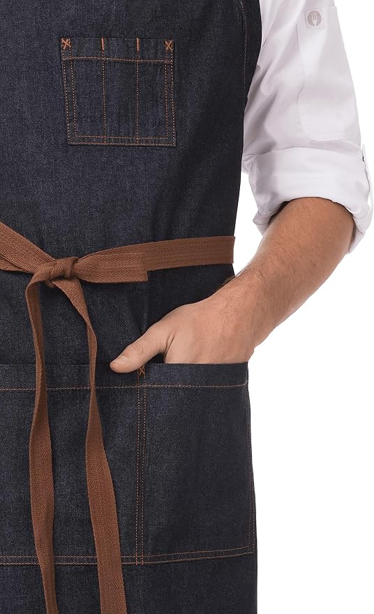 Chef Works Unisex Memphis Chefs Bib Apron