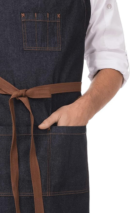 Chef Works Unisex Memphis Chefs Bib Apron