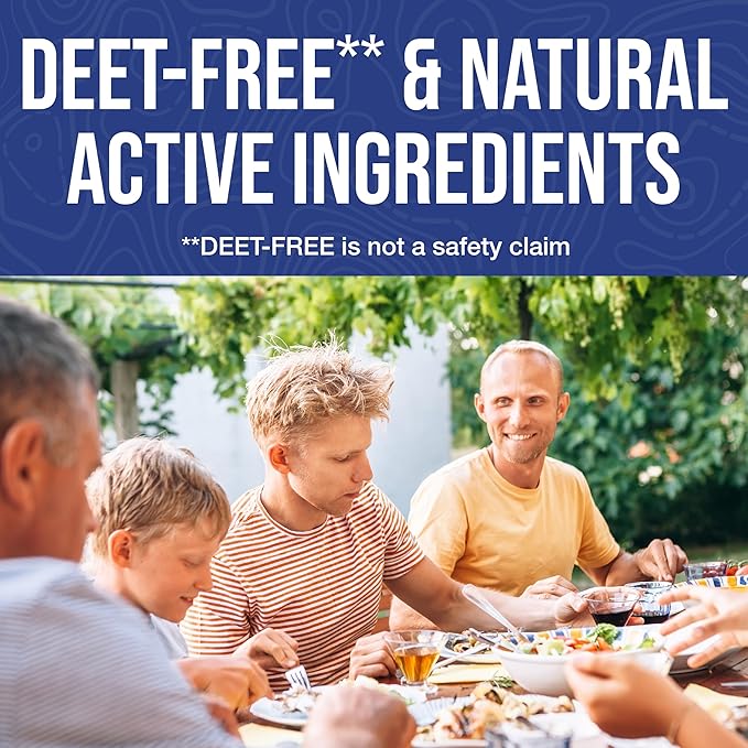 No Natz Botanical Insect Repellent, DEET-Free, Made with Natural Essential Oils, Non-Greasy Formula, Made in The USA, Fresh Scent, 4 Ounce Spray Bottle, 2-Pack