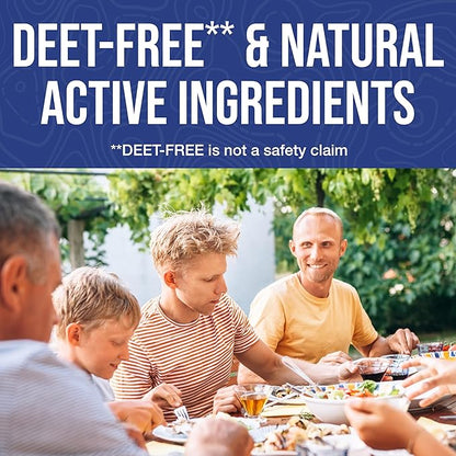No Natz Botanical Insect Repellent, DEET-Free, Made with Natural Essential Oils, Non-Greasy Formula, Made in The USA, Fresh Scent, 4 Ounce Spray Bottle, 2-Pack