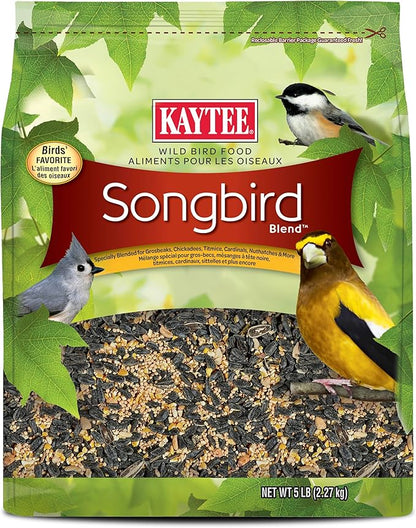 Kaytee Wild Bird Songbird Blend Bird Seed, 5 Pound