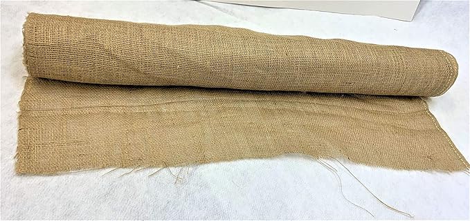 36" X 24 feet Gardening Fabric Disposable Jute Burlap Planter Liner- Great for Raised Bed Liners Roll of 24 Feet | Garden Cover-Fabric Weed Barrier 7oz 36 inch x 24-ft Light Weight Aisle Runner