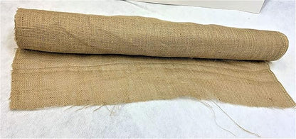 36" X 24 feet Gardening Fabric Disposable Jute Burlap Planter Liner- Great for Raised Bed Liners Roll of 24 Feet | Garden Cover-Fabric Weed Barrier 7oz 36 inch x 24-ft Light Weight Aisle Runner