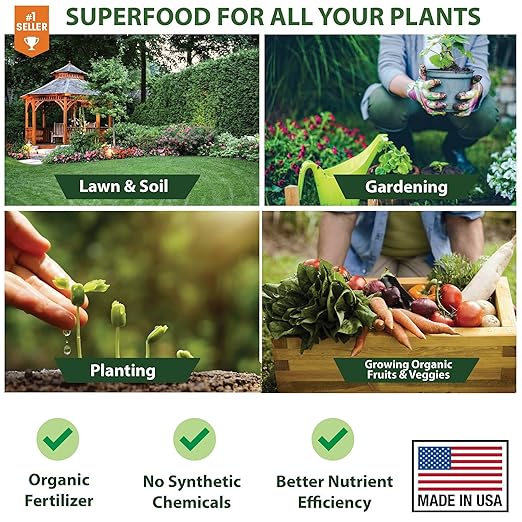 𝐁𝐄𝐒𝐓𝐒𝐄𝐋𝐋𝐄𝐑 Organic Cal-MAG Growing Fertilizer Concentrate: Calcium, Magnesium, Iron & Micronutrients Supplement for Plant Deficiencies (9-0-0 NPK) - [8 OZ]