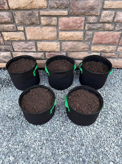 Seeding Square Fabric Grow Bags (7 Gallon) – Durable, Reusable Air-Pruning Plant Pots for Vegetables, Fruits & Herbs – Eco-Friendly Breathable Planter Bags for Healthy Roots & Bigger Harvests