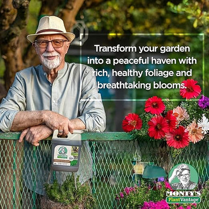 PlantVantage Liquid Soil Conditioner with Humic Acid – Soil Activator for Plants, Organic Amendment for All Soil Types, Improves Plant Nutrients Uptake, Moisture Retention & Microbial Activity – 32 oz