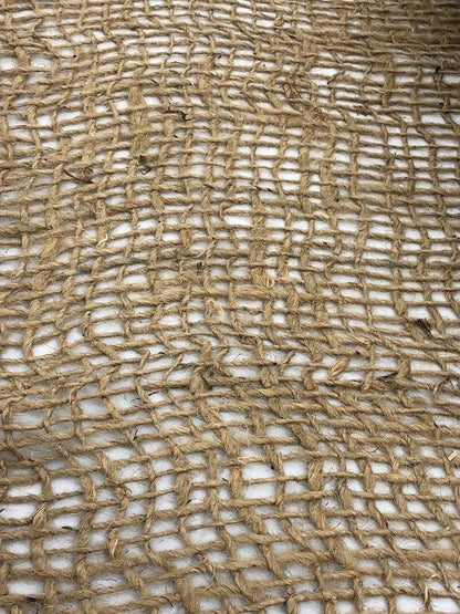 AK Trading CO. Jute Erosion Control, Soil Saver Mesh Blanket - 48" Wide x 75 Yard Roll (225 feet Long) - 900 Sq. Ft. Coverage