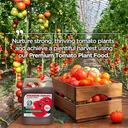 PlantVantage Concentrated Tomato Plant Food – Liquid Fertilizer with Humic Acid & Zinc, Liquid Plant Food Supporting Strong Roots, Bigger Blooms & Higher Yields, Easy Root Feed or Foliar Spray – 32 oz