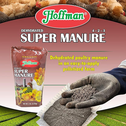 Hoffman 20505 Dehydrated Super Manure 4-2-3, 5 Pounds