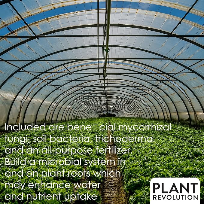 Mycorrhizal Fungi Plus Starter Fertilizer for Plants, Plant Success Organics, Root Stimulator, Treats 30 Plants, Ultra Concentrated Mycorrhizae for Tree, Rose and Flower Care (4 oz)