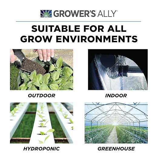 Grower's Ally Spider Mite Control Concentrate - Natural Insecticide & Spider Mites Killer for Plants Indoor & Outdoor - OMRI Listed Garden Pest Control - Bee, Pet & Kid Safe - 1 Qt, Makes 100 Gallons