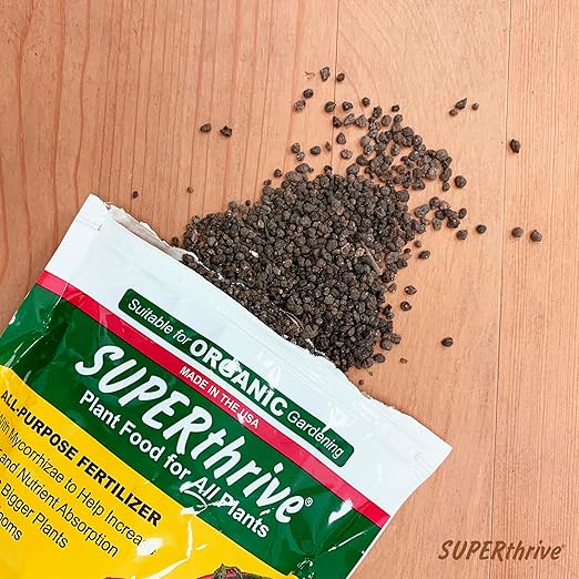 SUPERthrive Organic 4-4-4 All-Purpose Fertilizer, Solid Granular and Ferry-Morse English Cottage Perennial Garden Seed Variety Pack