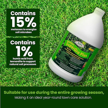 Medina Agriculture Products HastaGro 16-0-2 SuperGro Plus, No Phosphorus Lawn Fertilizer with Molasses and Humic Acid