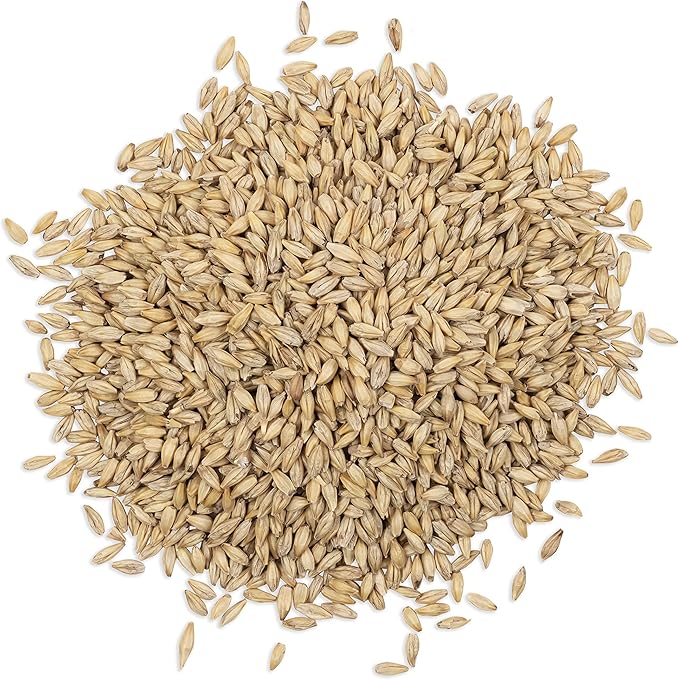The Sprout House Barley Seed- Whole and unhulled, 5LB Certified Organic, Juice and Beer Brewing Malt, Microgreens Growing.