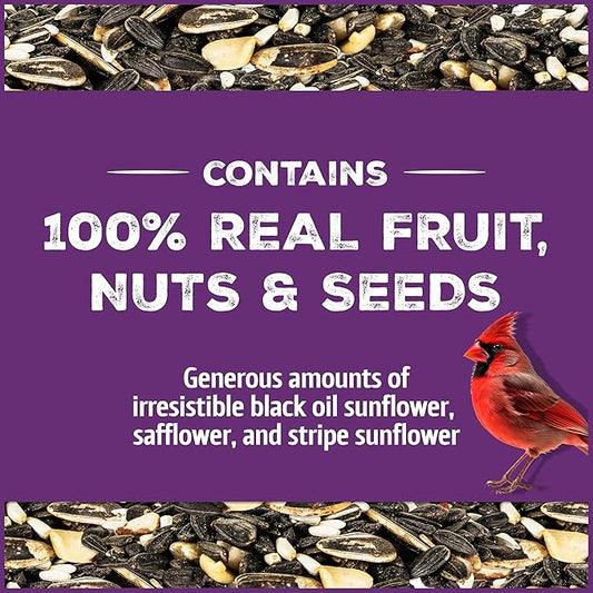 Pennington Pride Songbird Nut & Fruit Blend, Wild Bird Seed for Outside Feeders, Advanced Nutrition Formula for Health, Bird Food, 10-lb. Bag