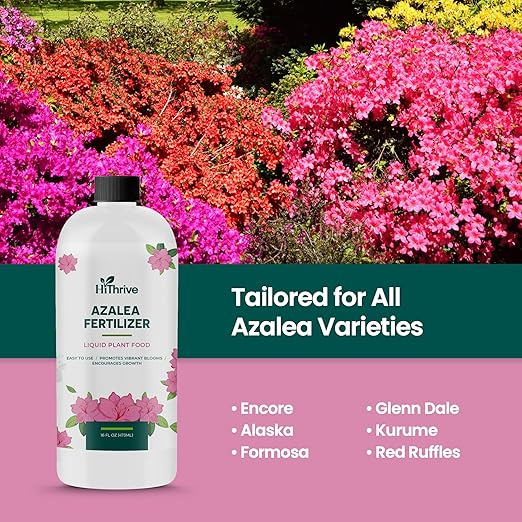 16oz Azalea Fertilizer Outdoor - Makes 16 Gallons of Azalea Plant Food, Liquid Fertilizer for Acid Loving Plants - Flower Food for Vibrant Blooms, Greener Leaves, Healthy Growth & Resilient Roots