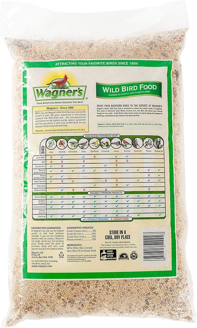 Wagner's 52003 Classic Blend Wild Bird Food, 6-Pound Bag