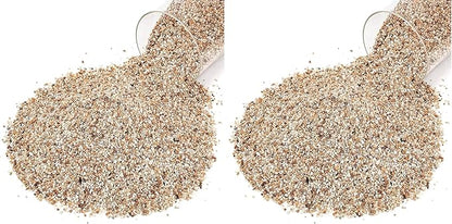 onlyfire 10 Pounds Silica Sand for Propane Fire Pits and Gas Fireplace, Wood Burning Firepit Base Layer Filler Sand Under Lava Rock or Fire Glass, 0.03" - 0.05" (Pack of 2)