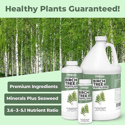 Birch Tree Fertilizer for Birch Trees, Works Great for River Birch, Paper Birch, and Silver Birch, Liquid Fertilizer by TPS Plant Foods, 8 oz (250mL)