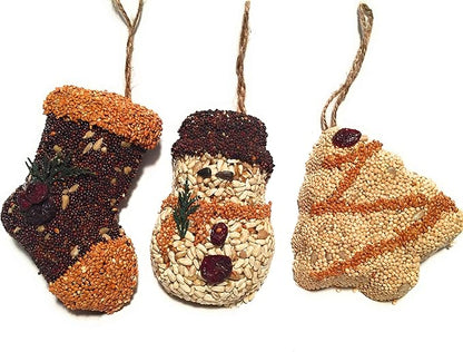 Mr. Bird Christmas Shapes Bird Seed Ornament Treats... (1)