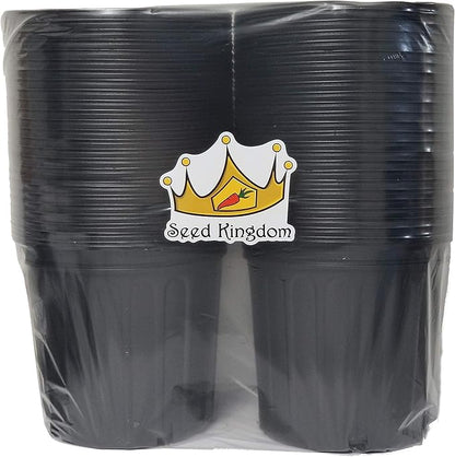 50 NEW Plastic Nursery 2 Gallon Trade POT ~ Actual Volume: 1.593 Gallons
