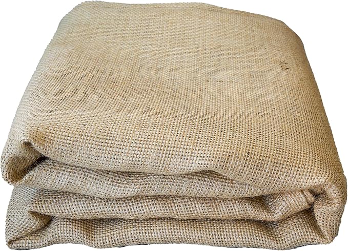 Burlapper Burlap Heavy Weight 12 oz Odorless Food Grade Garden Fabric (40 inch x 15 feet)